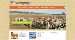 Desktop Screenshot of fujairahfeed.ae